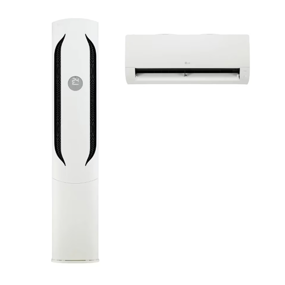LG 휘센 오브제컬렉션 2in1 멀티형 에어컨 스탠드 18평형 6평 벽걸이 화이트 (FQ18GW1HR2)