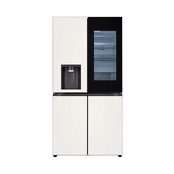LG 오브제컬렉션 냉장고 얼음정수기냉장고 퓨어프레시 글라스 820L 베이지 (J826GBB442) 방문관리 (라이트케어)