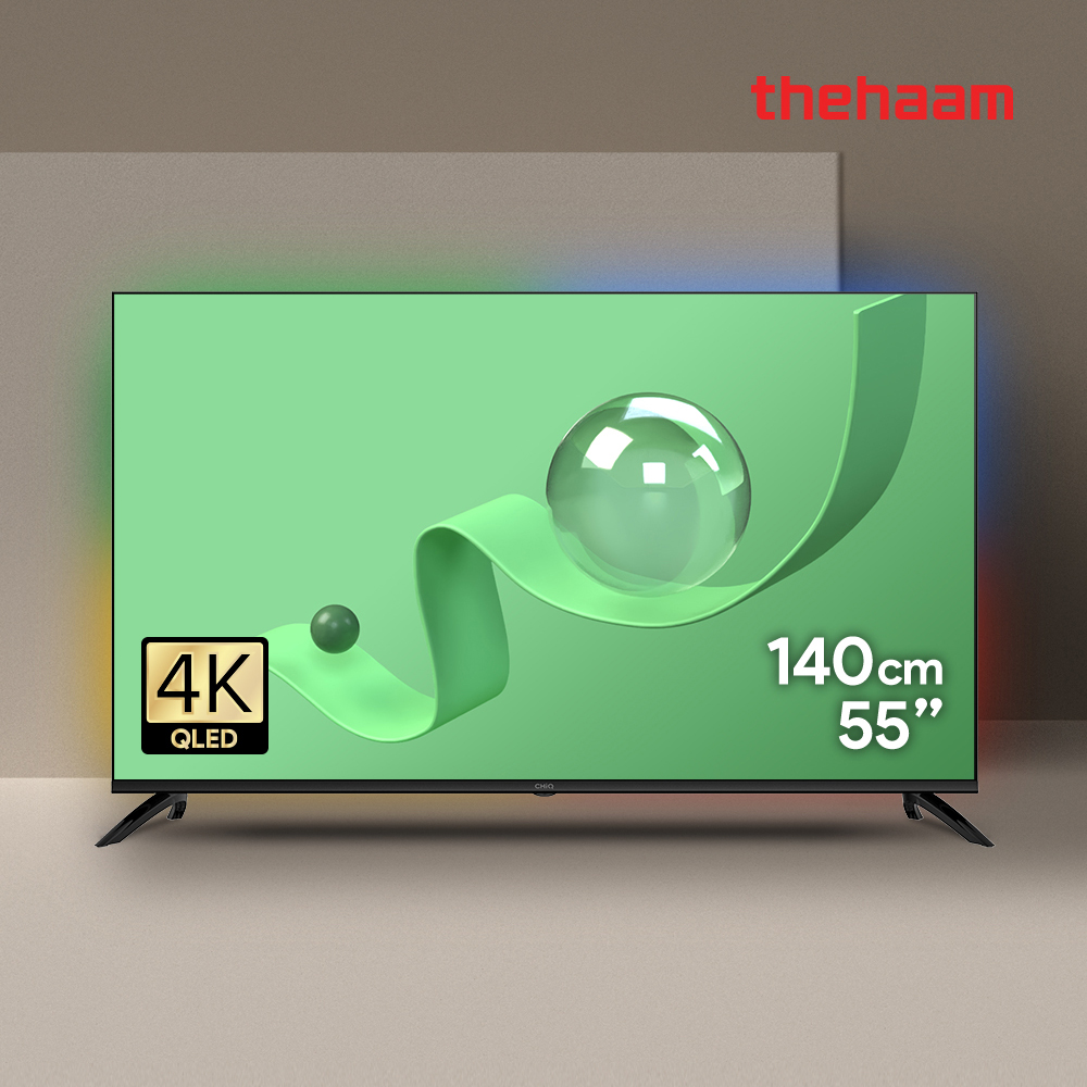 더함 스마트 구글 5.0 OS 안드로이드 14 QLED 55인치