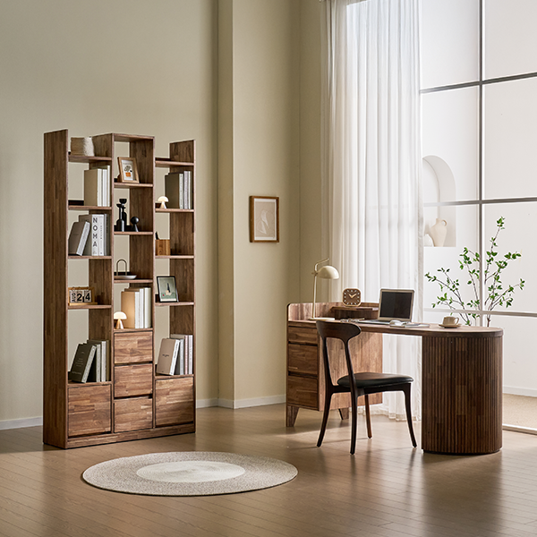 헨지디자인 올리버 책상 + 책장 SET
