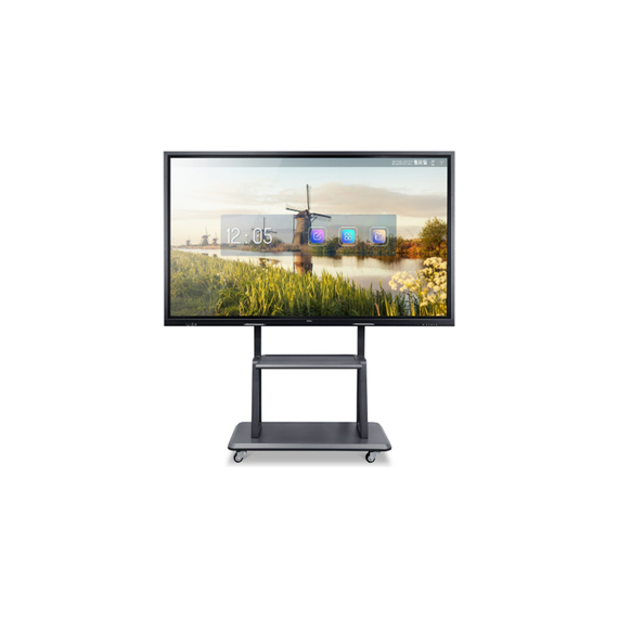 프리즘코리아 4K UHD 스마트 전자칠판 86인치 + 이동형 브라켓