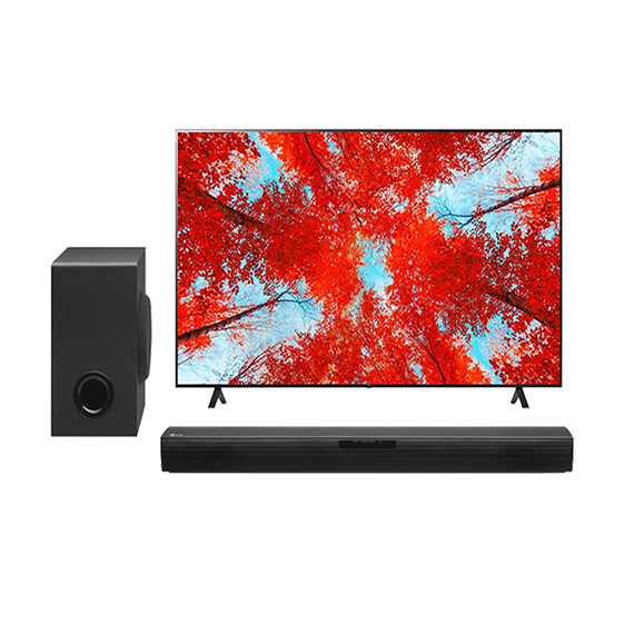 LG UHD 75인치 TV + 사운드바 (75UR831C0NA+S30A)