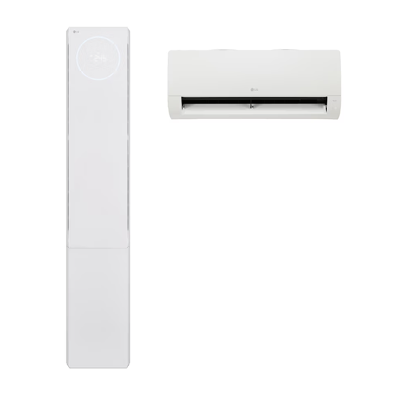 LG 휘센 에어컨 뷰2 2시리즈 2in1 18평 스탠드 6평 벽걸이 (FQ18GU2EK2) 12개월 방문관리 (라이트플러스)