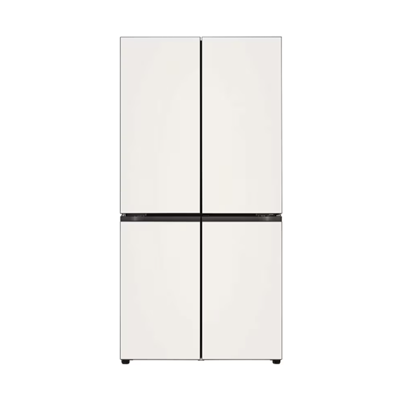 LG 디오스 오브제컬렉션 냉장고 STEM 원매직 글라스 860L 베이지 (H876GBB141)