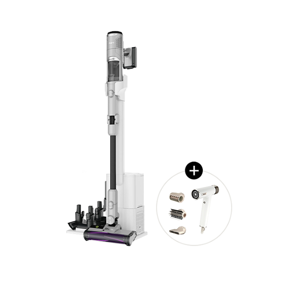 샤크 디텍트 Clean & Empty 무선청소기 IW3241KR + 샤크 에어드라이어 (HD331KR)