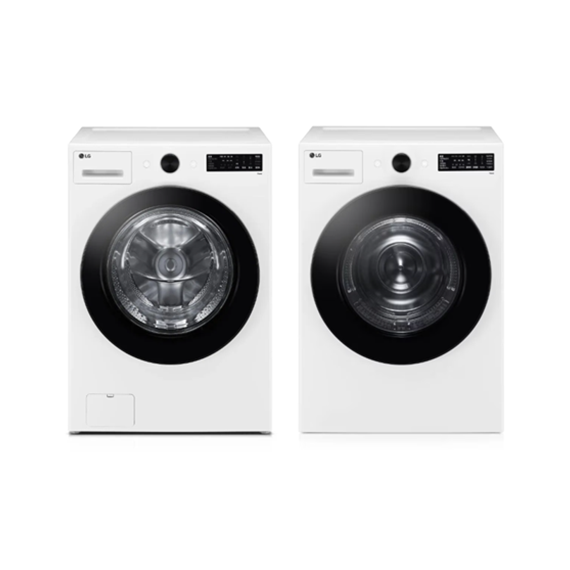 (보람피플 올인원598 3구좌) LG 트롬 오브제컬렉션 세탁기 21kg + LG 트롬 오브제컬렉션 건조기 19kg