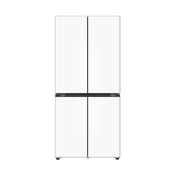 LG 상냉장 냉장고 Fit&Max 504L 에센스화이트 (글라스) (M516GQQ012S) 방문관리 (스탠다드 케어)