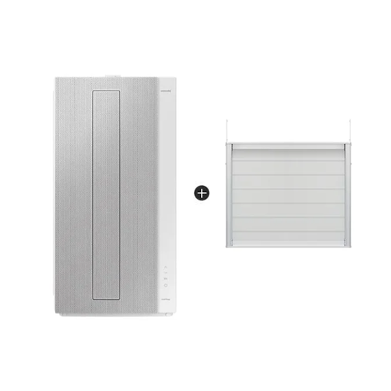 삼성 창문형 무풍 에어컨 윈도우핏 6평형 + 70cm 연장설치킷 (AW06C7155GWAX2) 그레이