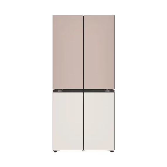 LG 상냉장 냉장고 Fit&Max 504L 아몬드 토프 (글라스) (M516GAG012S) 방문관리 (스탠다드 케어)
