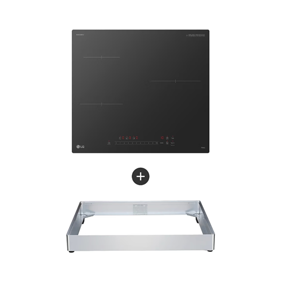 LG 전기레인지 오브제컬렉션 인덕션 3구 스탠딩 (블랙 세라믹 글라스) 케이스결합 8.5CM (BEI3QEBLOEC) 자가관리