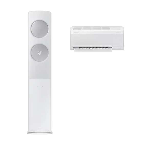 삼성 에어컨 무풍 클래식 AF9500 화이트 스탠드+벽걸이 17평+6평 (AF70F17D24IR1S)