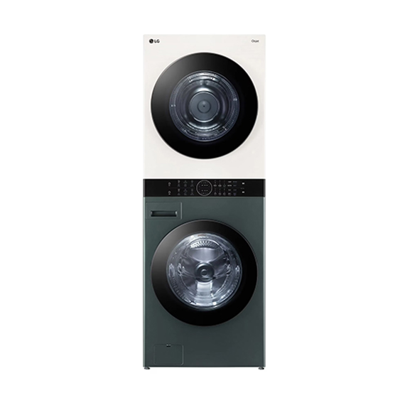 LG 트롬 오브제컬렉션 워시타워 23+20kg 네이처그린 네이처베이지 (W2320GEANR)
