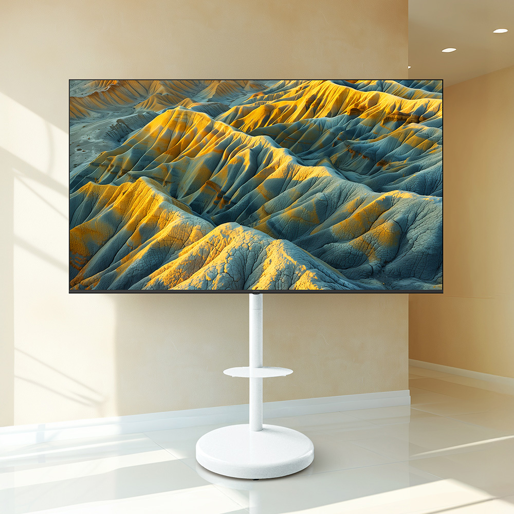 더함 스마트 구글 5.0 OS 안드로이드 14 QLED TV 75인치 이동형스탠드 (G754Q-5.0-삼텐바이미)