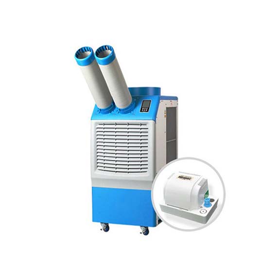 웰템 이동식 에어컨 15평형 2구 단상 (드레인펌프) (WPC-4900PD)