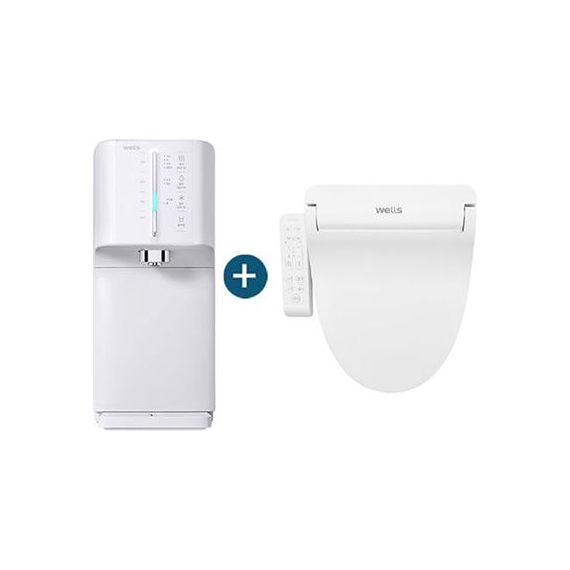웰스 New 실속 패키지 정수기 비데