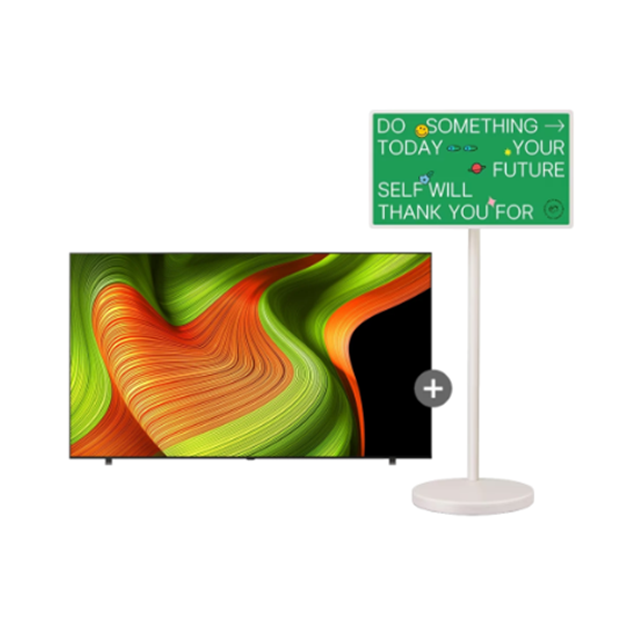 LG 올레드 (OLED) TV 스탠드 83인치 + 스탠바이미2 OLED83B5KSP