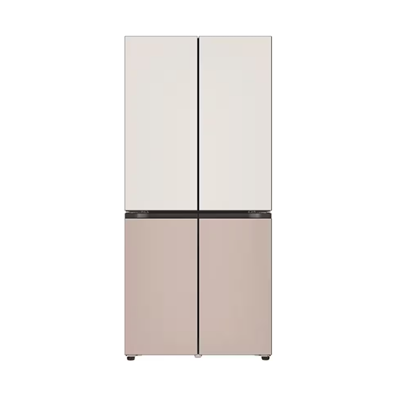 LG 상냉장 냉장고 Fit&Max 504L 토프 아몬드 (글라스) (M516GGA012S) 방문관리 (스탠다드 케어)