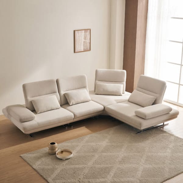 라클라우드 그랑블 스윙 기능성 패브릭 소파 4인용 코너형 (그랑블 코너형 4인)