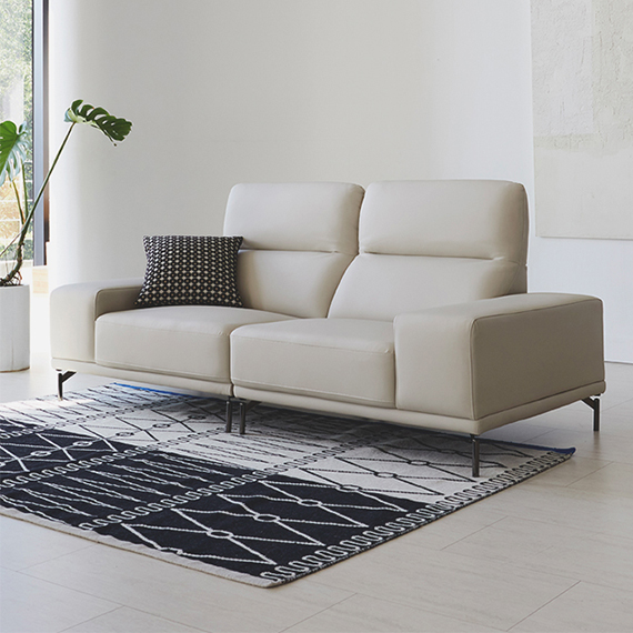 핸슨 루벤지 러데마스터 가죽소파 (3인용)