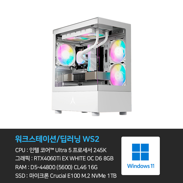 씨넥스존 데스크탑 본체+윈도우11 (WS2)