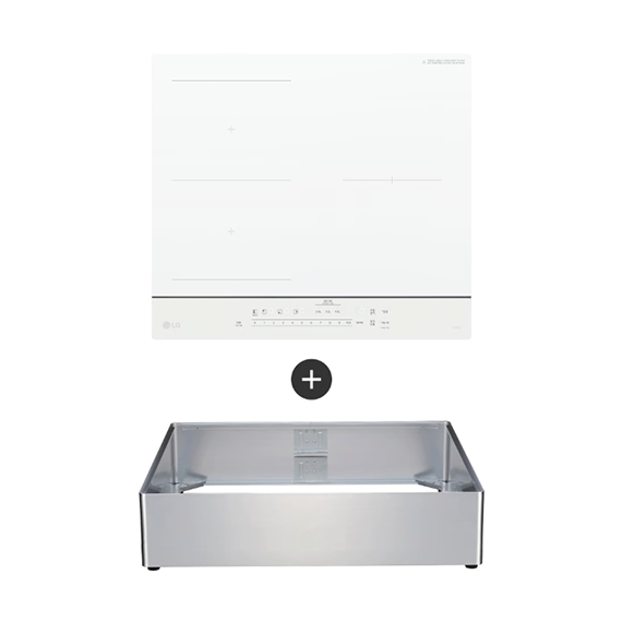 LG 전기레인지 인덕션 오브제 와이드존 케이스결합 스탠딩 (BEF3ANHLEA) 자가관리