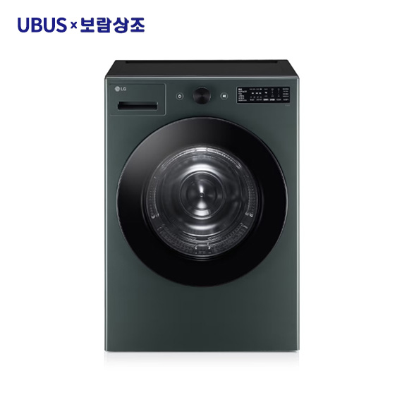 (2구좌) LG 트롬 오브제컬렉션 건조기 (19KG) 네이쳐 그린 (RG19GN)