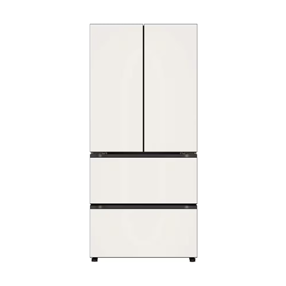 LG 디오스 오브제컬렉션 김치냉장고 AI 김치톡톡 스탠드 Fit & Max 480L 베이지 (글라스) (Z484GBB123S) 방문관리 (스탠다드 케어)