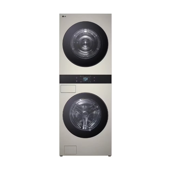 LG 세탁기+건조기 워시타워 세탁 25KG+건조25KG 럭스실버 (WA2525UUP6G)