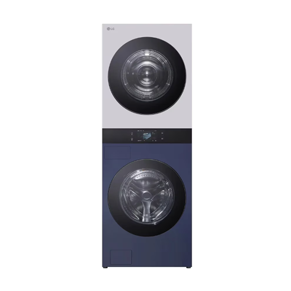 LG 세탁기+건조기 워시타워 세탁 25KG+건조25KG 네이비 그레이 (WA2525YMP6G)