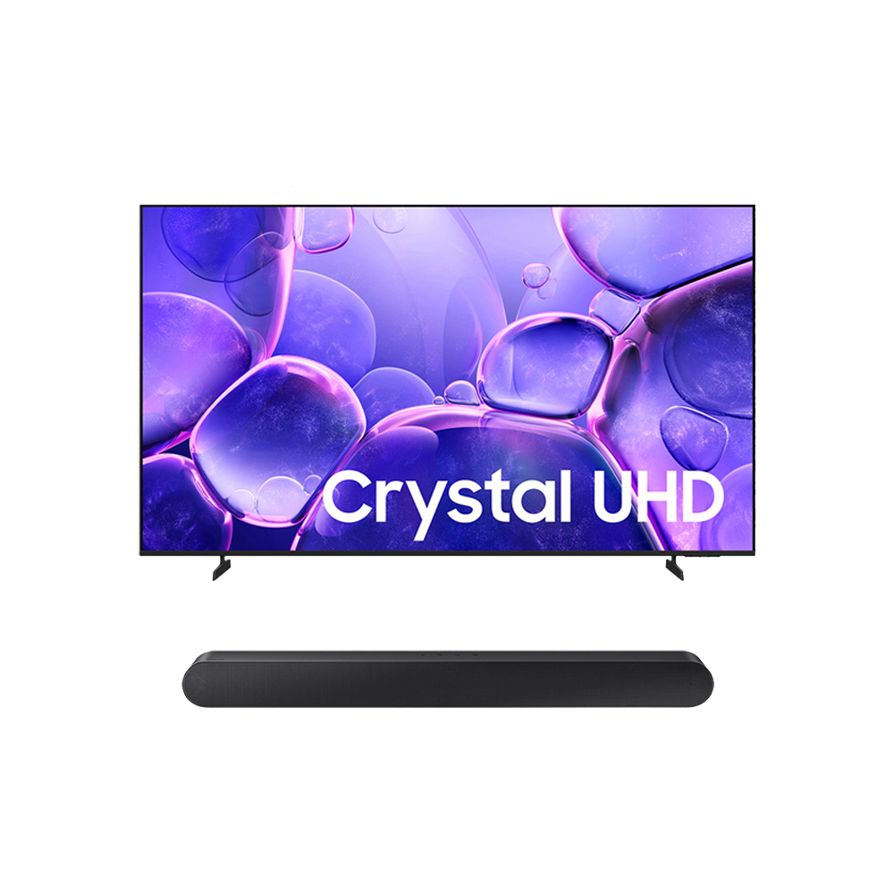 (보람피플 올인원598 3구좌) 삼성 Crystal UHD TV 85인치 + 2.0 채널 사운드바 (스탠드형 or 벽걸이형) 상조가전