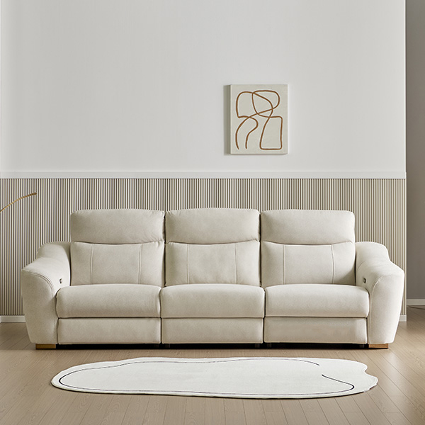 (보람피플 올인원598 3구좌) 헨지디자인 카프리 4인 리클라이너(2방석 리클라이너) 콘솔 x 상조가전