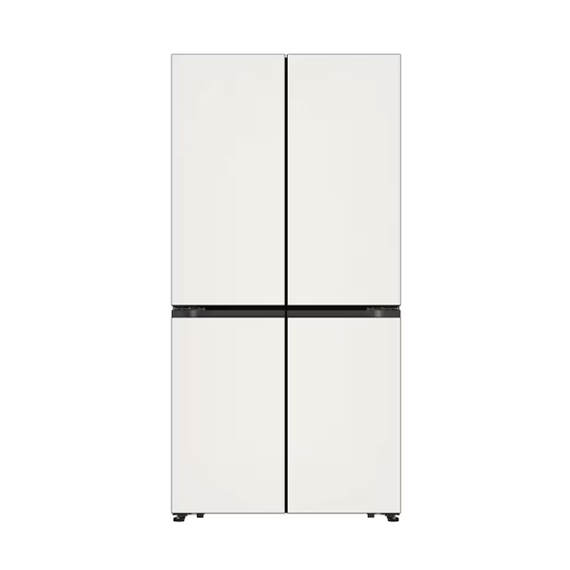 LG 디오스 AI 냉장고 오브제컬렉션 STEM 베이직 퓨어프레시 냉장고 635L 베이지(글라스) (G646GBB081) 방문관리 (프리미엄 케어)