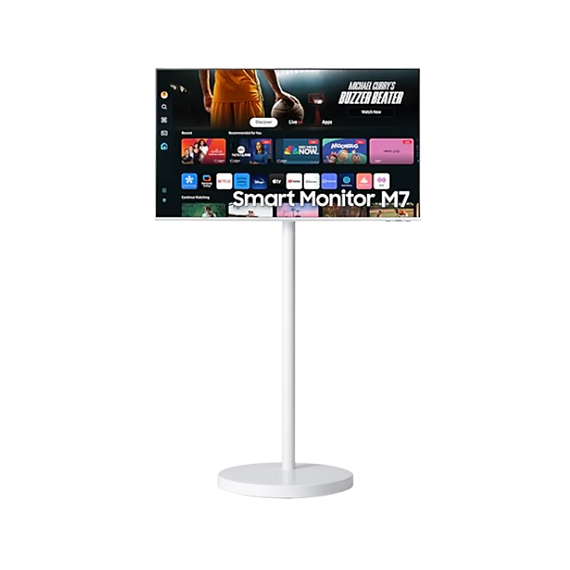 삼성 TV 무빙스타일 M7 (M70D) 화이트 (107.9cm) (LS43DM703UK-ST)