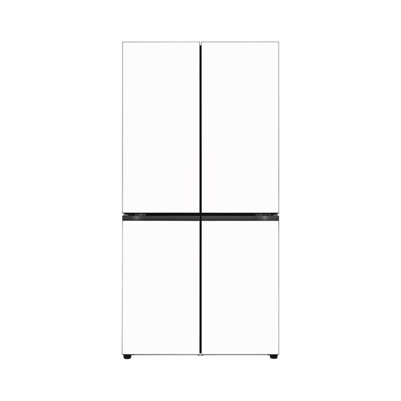 LG 디오스 오브제컬렉션 냉장고 870L 상냉장 원매직 크림화이트(글라스) (H874GWW111)