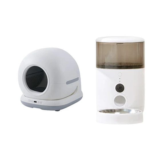 페페 고양이 화장실 + 카메라 급식기 (CT-100ca+SF-200pro)