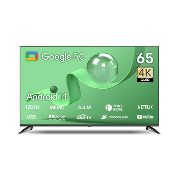 더함 스마트 구글 5.0 OS 안드로이드 14 QLED 65인치 120Hz (UA651QLED)