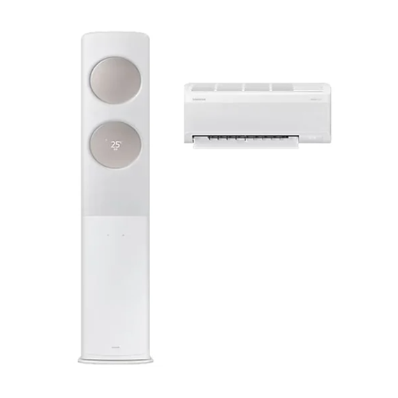 삼성 에어컨 무풍 클래식 AF9500 화이트 스탠드+벽걸이 19평+6평 (AF70F19D24IR4S)
