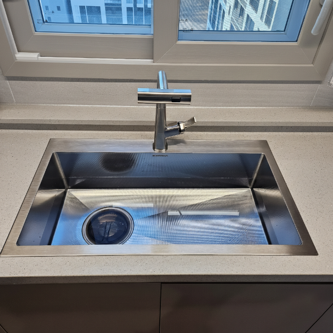 코리나 세레노 850 사각 싱크볼 (좌 or 우) Sereno 850 (나노코팅) 싱크대