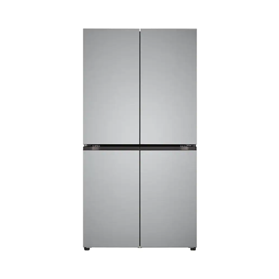 LG DIOS 오브제컬렉션 베이직 냉장고 메탈 실버 870L (T873P012)