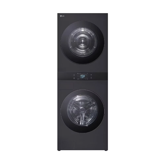 LG 세탁기+건조기 워시타워 세탁 25KG+건조25KG 스틸블랙 (WA2525SSP6G)
