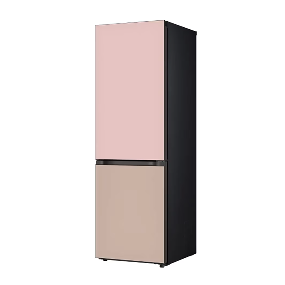 LG 모던엣지 2도어 냉장고 344L 핑크 브라운 (글라스) (Q342GPC133S) 방문관리 (스탠다드 케어)