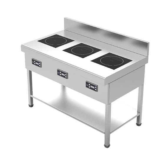 웰치 업소용 간택기 3.5kw 3구 높은렌지 인덕션 (BWVS-1053S)