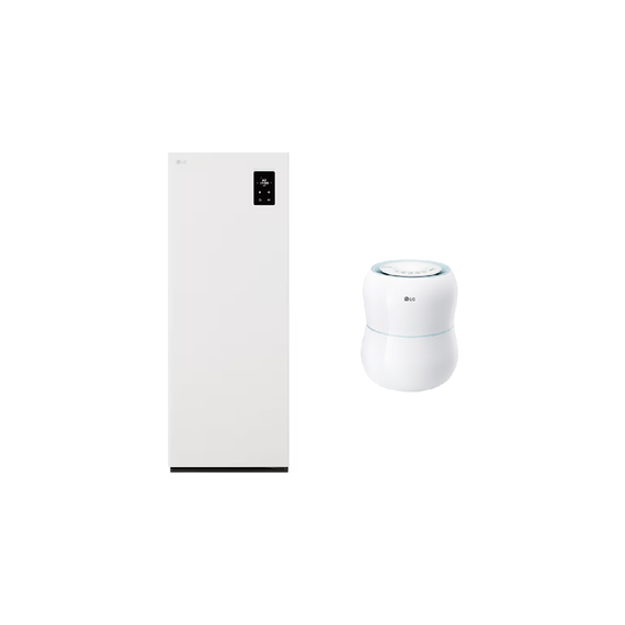 (보람피플 올인원598 2구좌) LG전자 스타일러 오브제컬렉션 슈케어 최대 4켤레+ LG전자 퓨리케어 자연기화 가습기 상조가전