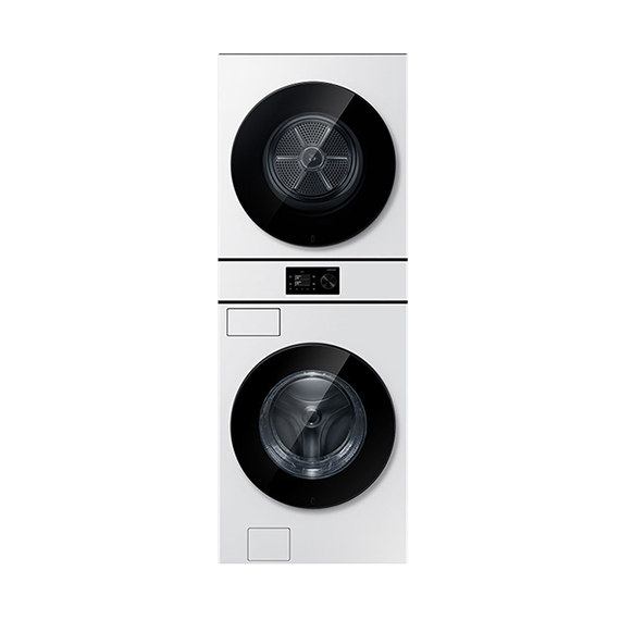삼성 세건셋트 비스포크 AI 원바디 세탁기(24kg) + 건조기(20kg) 화이트 (WH80H2420GDHW)