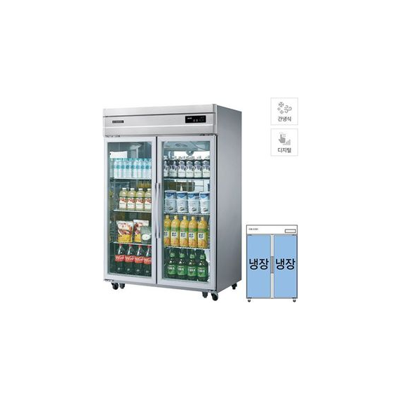 그랜드우성 간냉식 유리문 스탠드 냉장고 1057L WSFM-1260DR(2G)