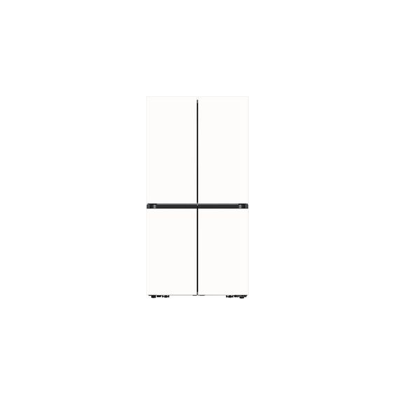 삼성전자 냉장고 4도어 Bespoke (fixed) 프리스탠딩 벤딩 일반 905L 에센셜화이트