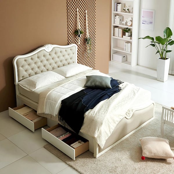 인홈 르네 통판형 침대 Q (라텍스7존)