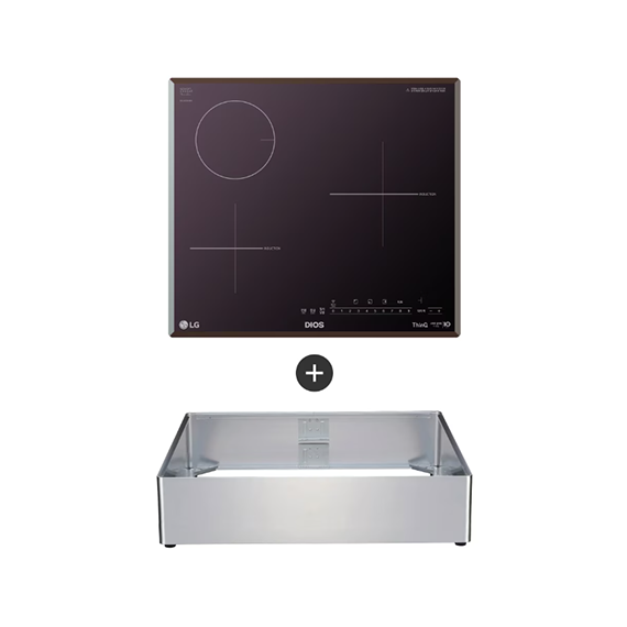 LG 전기레인지 하이브리드 (IH2구+HL1구) 케이스결합 스탠딩 (BEY3MSEA) 6개월 방문관리