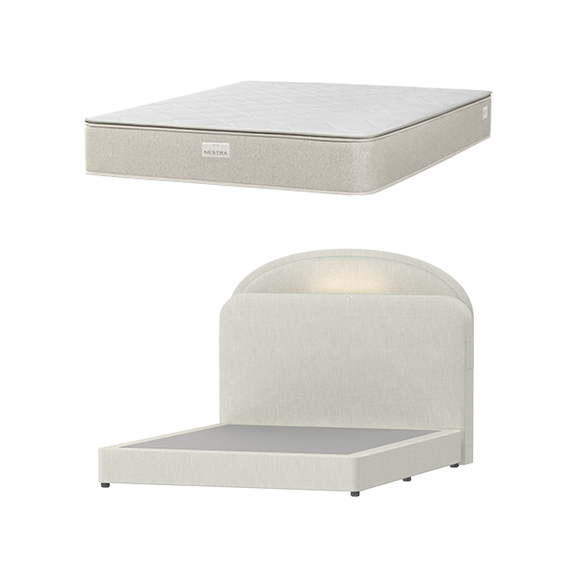 현대렌탈케어 네스트라 매트리스 레스트 + 문넷 프레임 K 킹 (HQMA30K40F+HQNA30K40F)
