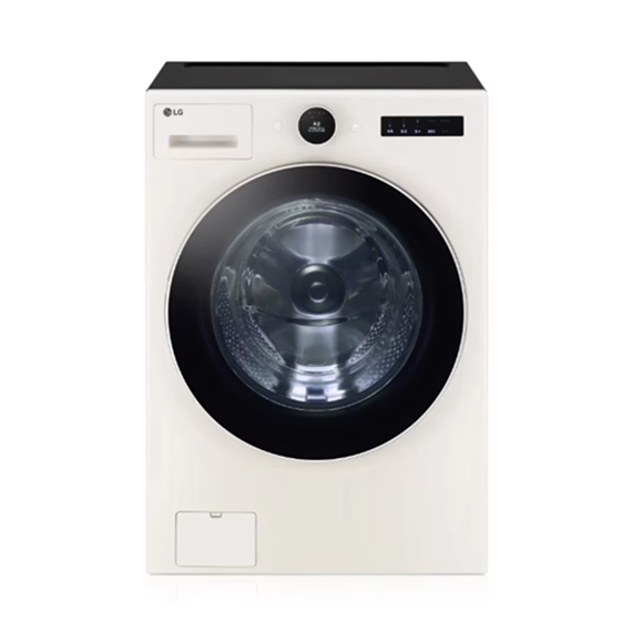 (보람피플 올인원598 2구좌) LG 트롬 오브제컬렉션 세탁기24kg (네이쳐 베이지)